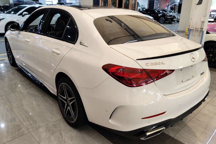 Used Mercedes-Benz C-Class 2024 Second Facelift C 260 L Starry Night Sport Edition Rear Left 45 Deg