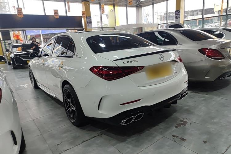Used Mercedes-Benz C-Class 2024 Facelifted C-Class 260 L Night Edition Sports Version Rear Left 45 Deg
