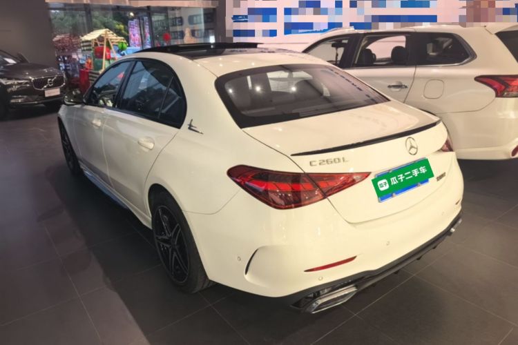 Used Mercedes-Benz C-Class 2024 Facelifted C-Class 260 L Night Edition Sports Version Rear Left 45 Deg