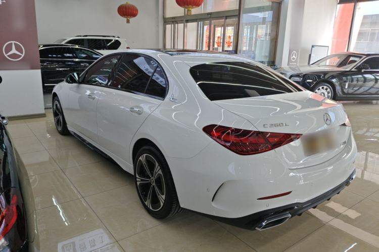 Used Mercedes-Benz C-Class 2024 Second Facelift C 260 L 4MATIC Sport Edition Rear Left 45 Deg