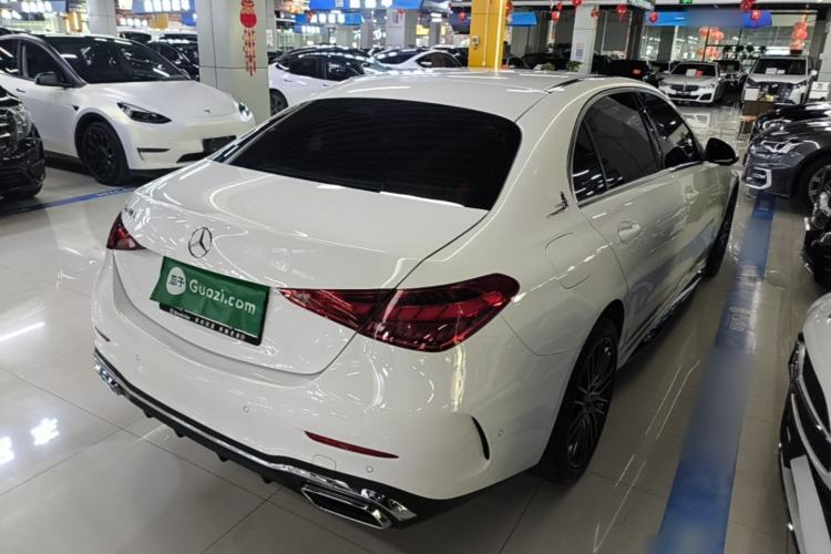 Used Mercedes-Benz C-Class 2024 Restyled C 200 L Sport Edition Rear Right 45 Deg