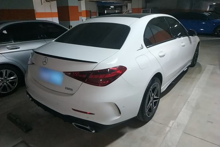 Used Mercedes-Benz C-Class 2024 C 260 L Brilliant Night Sports Edition Rear Right 45 Deg