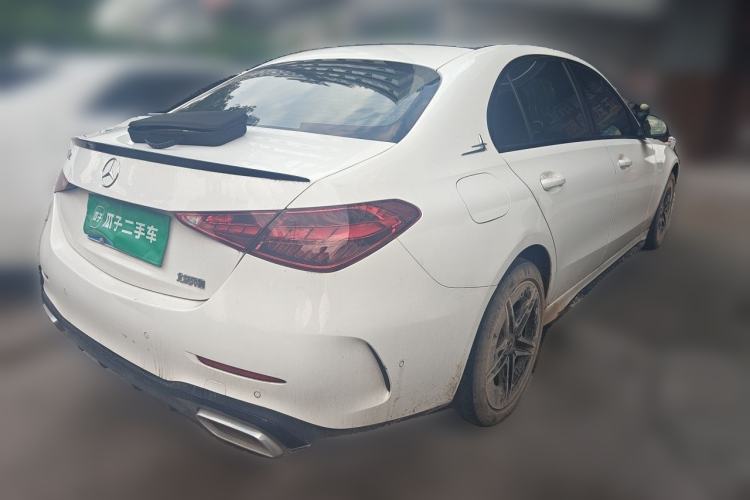 Used Mercedes-Benz C-Class 2024 C 260 L Brilliant Night Sports Edition Rear Right 45 Deg