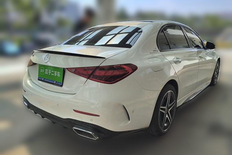 Used Mercedes-Benz C-Class 2024 Facelift C 260 L Night Edition Sport Version Rear Right 45 Deg