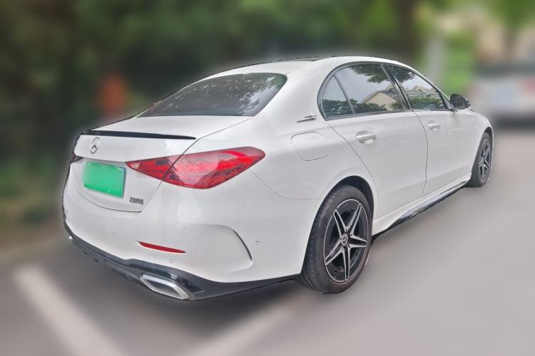 Used Mercedes-Benz C-Class 2024 Facelift C 260 L Night Edition Sport Version Rear Right 45 Deg