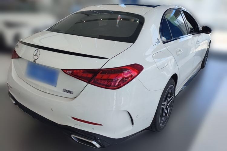 Used Mercedes-Benz C-Class 2024 C 260 L Brilliant Night Sports Edition Rear Right 45 Deg
