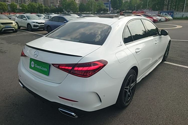 Used Mercedes-Benz C-Class 2024 Second Facelift C 260 L Starry Night Sport Edition Rear Right 45 Deg