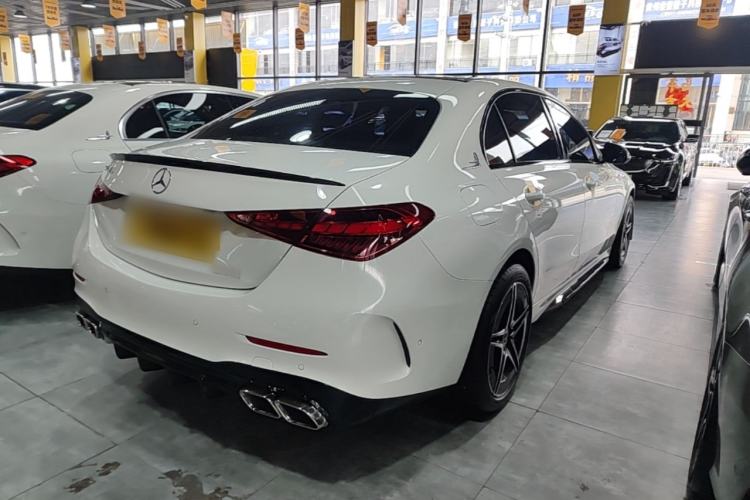 Used Mercedes-Benz C-Class 2024 Facelifted C-Class 260 L Night Edition Sports Version Rear Right 45 Deg
