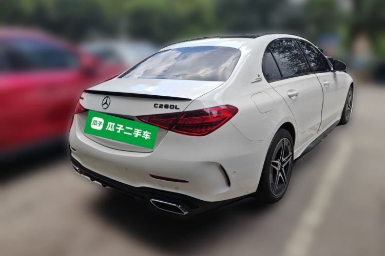Used Mercedes-Benz C-Class 2024 C 260 L Brilliant Night Sports Edition Rear Right 45 Deg