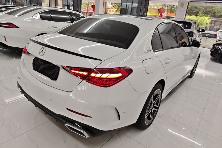 Used Mercedes-Benz C-Class 2024 C 260 L Brilliant Night Sports Edition Rear Right 45 Deg