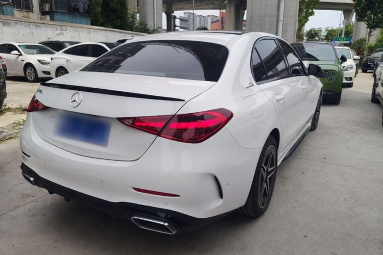 Used Mercedes-Benz C-Class 2024 Facelift C 260 L Night Edition Sport Version Rear Right 45 Deg