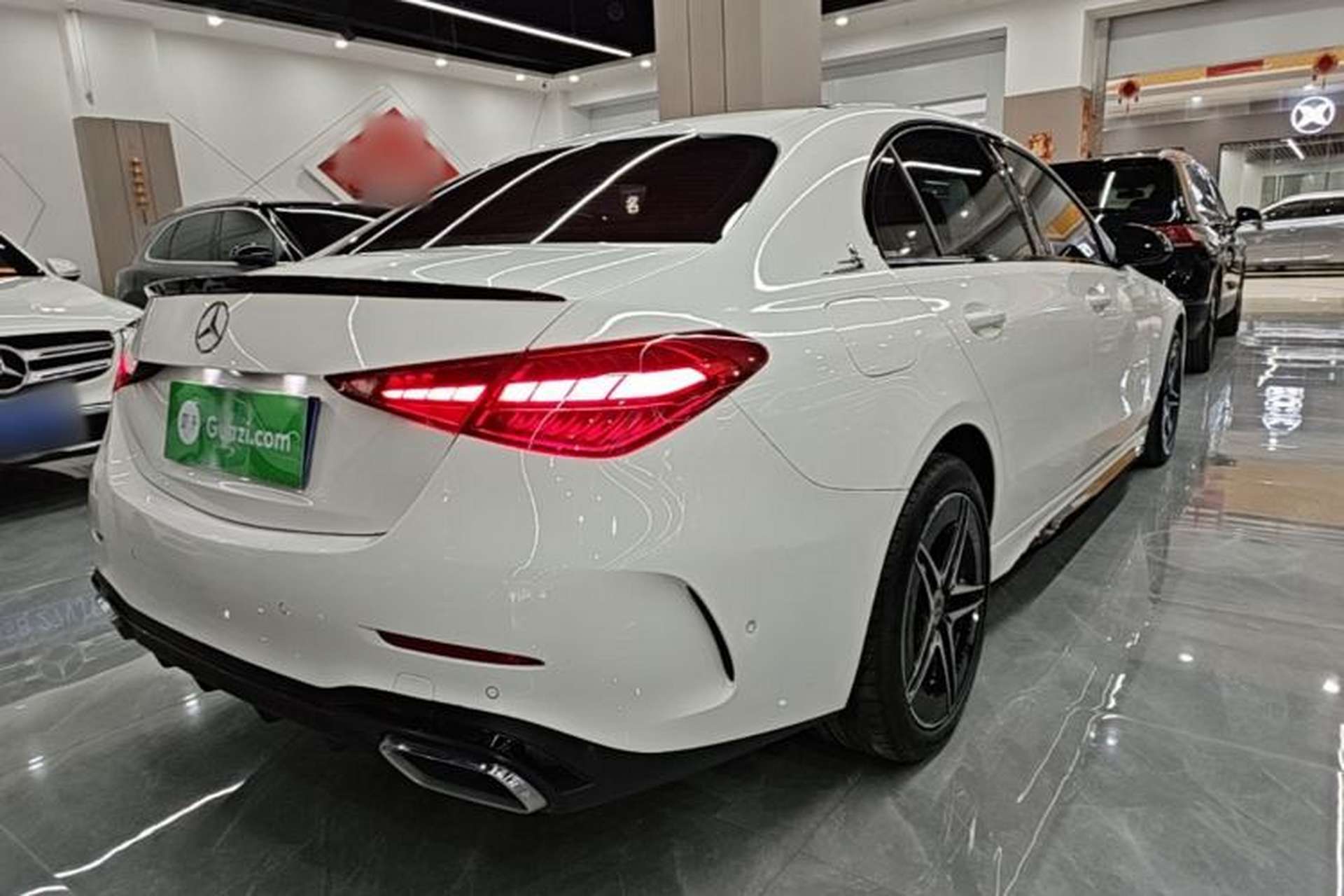Used Mercedes-Benz C-Class 2024 Facelift C 260 L Night Edition Sport Version Rear Right 45 Deg