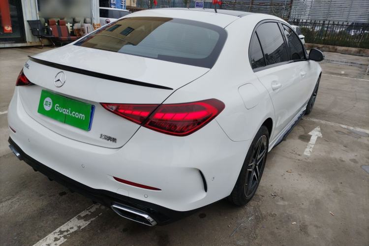Used Mercedes-Benz C-Class 2024 Facelift C 260 L Night Edition Sport Version Rear Right 45 Deg