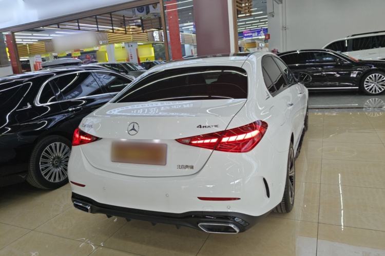 Used Mercedes-Benz C-Class 2024 Second Facelift C 260 L 4MATIC Sport Edition Rear Right 45 Deg