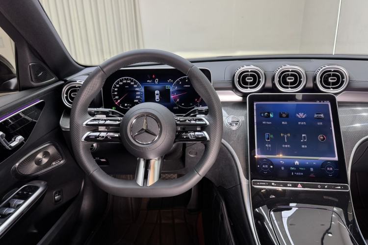 Used Mercedes-Benz C-Class 2024 C 260 L Brilliant Night Sports Edition Steering Wheel