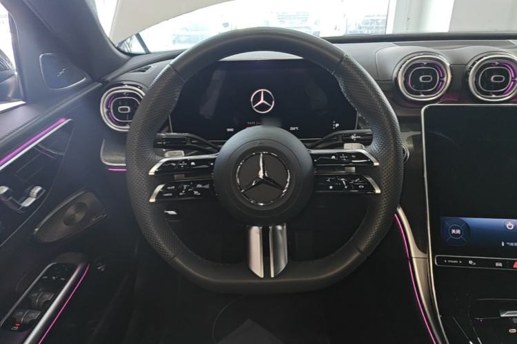 Used Mercedes-Benz C-Class 2024 Second Facelift C 260 L Starry Night Sport Edition Steering Wheel