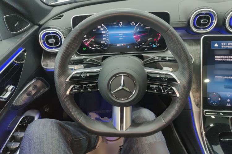 Used Mercedes-Benz C-Class 2024 Second Facelift C 260 L Starry Night Sport Edition Steering Wheel