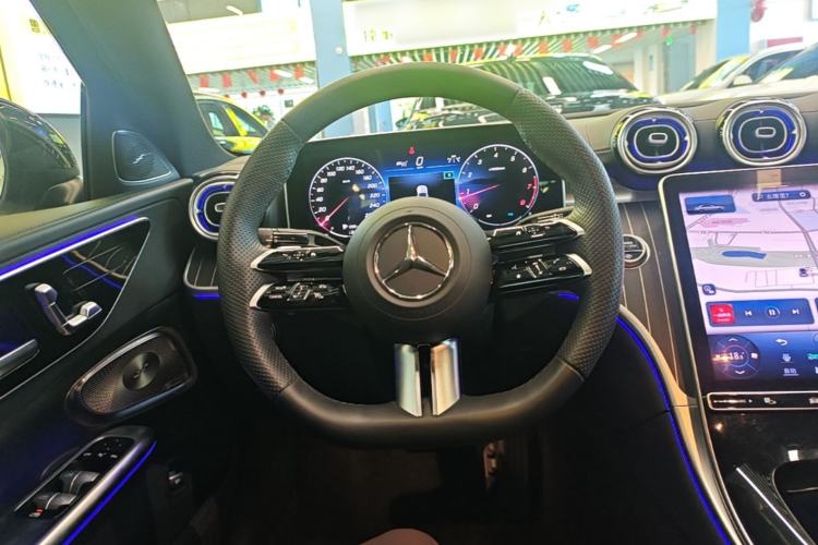Used Mercedes-Benz C-Class 2024 Facelifted C-Class 260 L Night Edition Sports Version Steering Wheel