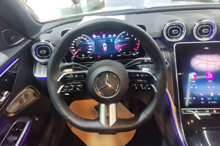 Used Mercedes-Benz C-Class 2024 Facelifted C-Class 260 L Night Edition Sports Version Steering Wheel