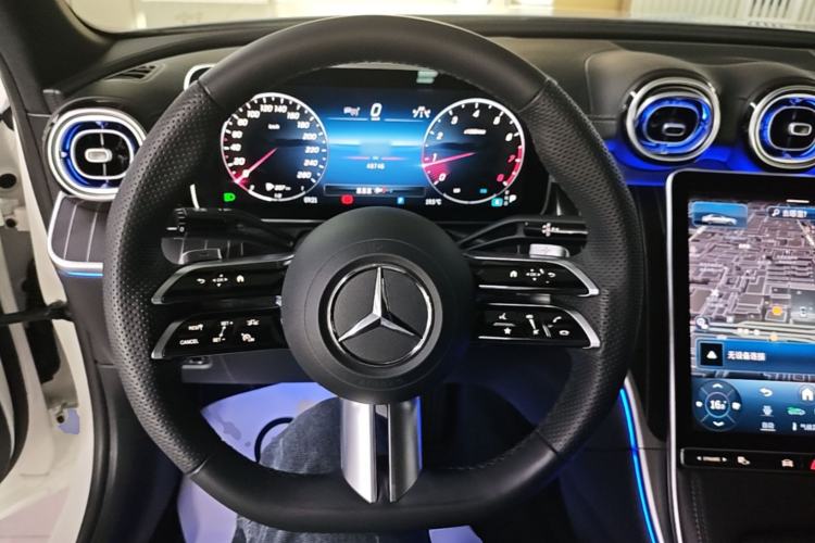 Used Mercedes-Benz C-Class 2024 Facelifted C-Class 260 L Night Edition Sports Version Steering Wheel