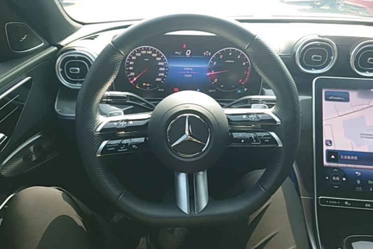 Used Mercedes-Benz C-Class 2024 Second Facelift C 260 L Starry Night Sport Edition Steering Wheel