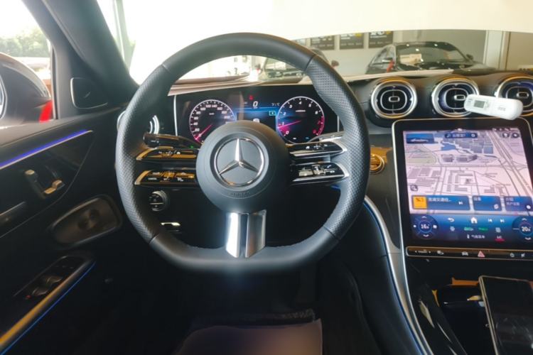 Used Mercedes-Benz C-Class 2024 Second Facelift C 260 L Starry Night Sport Edition Steering Wheel