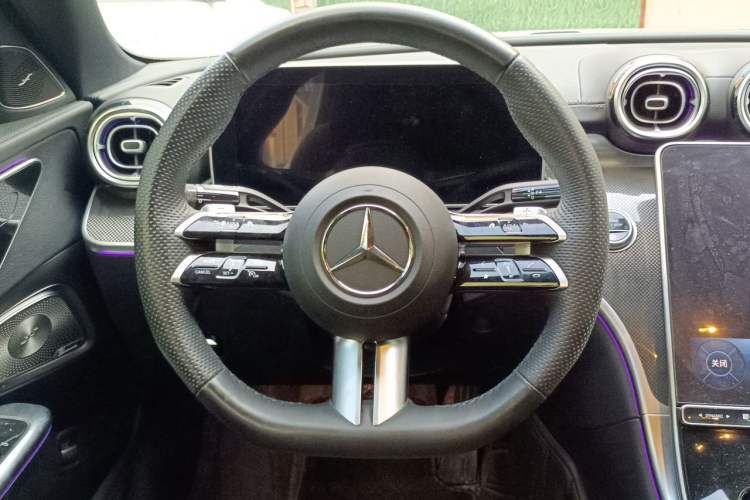 Used Mercedes-Benz C-Class 2024 Second Facelift C 260 L Starry Night Sport Edition Steering Wheel
