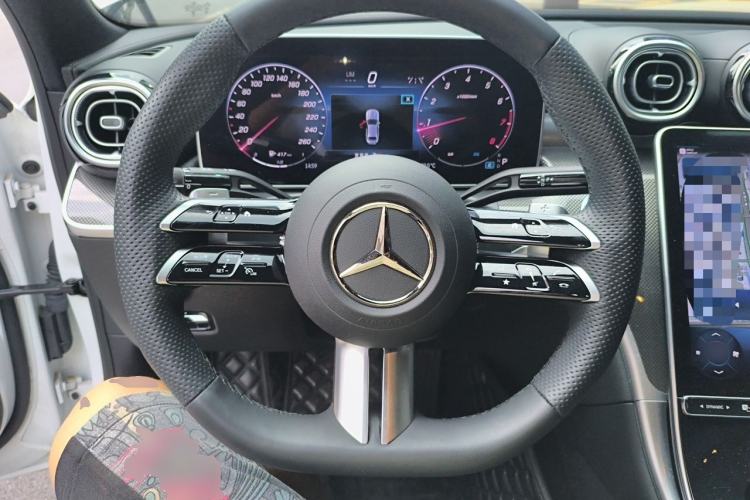 Used Mercedes-Benz C-Class 2024 Second Facelift C 260 L Starry Night Sport Edition Steering Wheel