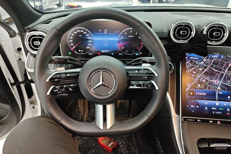 Used Mercedes-Benz C-Class 2024 C 260 L Brilliant Night Sports Edition Steering Wheel