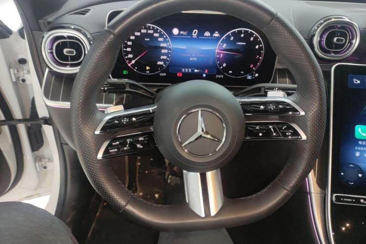 Used Mercedes-Benz C-Class 2024 Facelifted C-Class 260 L Night Edition Sports Version Steering Wheel