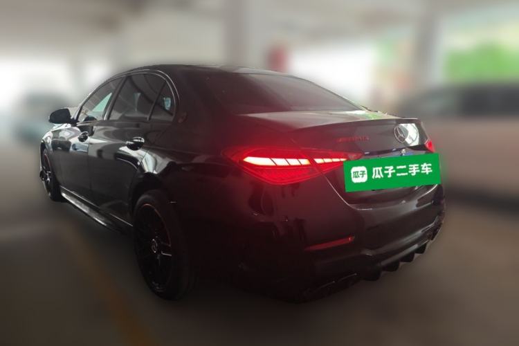 Used Mercedes-Benz C-Class 2025 C 260 L Obsidian Night Sport Edition Rear Left 45 Deg