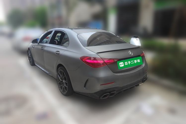 Used Mercedes-Benz C-Class 2025 C 260 L Obsidian Night Sport Edition Rear Left 45 Deg