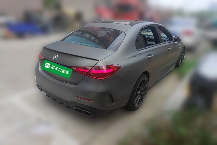 Used Mercedes-Benz C-Class 2025 C 260 L Obsidian Night Sport Edition Rear Right 45 Deg
