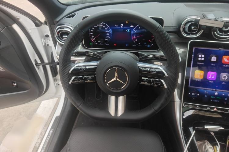 Used Mercedes-Benz C-Class 2025 C 260 L Obsidian Night Sport Edition Steering Wheel