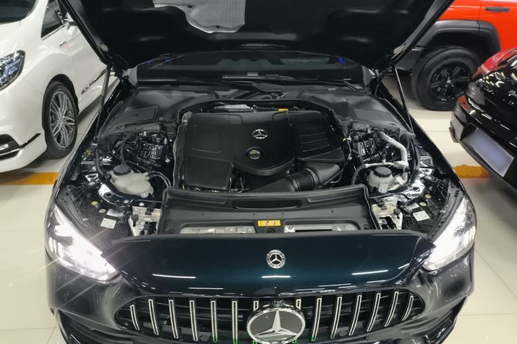Used Mercedes-Benz C-Class 2025 C 260 L Obsidian Night Sport Edition Engine Bay