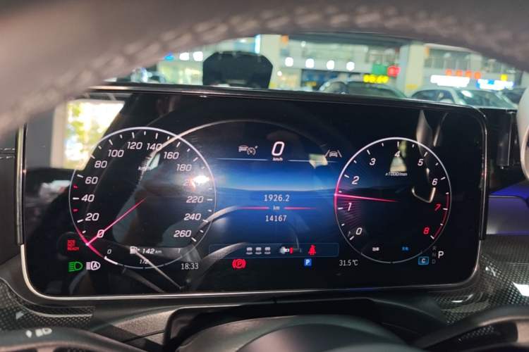 Used Mercedes-Benz C-Class 2025 C 260 L Obsidian Night Sport Edition Instrument Cluster