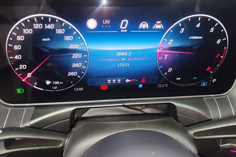 Used Mercedes-Benz C-Class 2025 C 260 L Obsidian Night Sport Edition Instrument Cluster