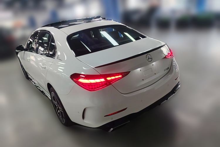 Used Mercedes-Benz C-Class 2025 C 260 L Obsidian Night Sport Edition Rear Left 45 Deg
