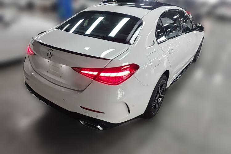 Used Mercedes-Benz C-Class 2025 C 260 L Obsidian Night Sport Edition Rear Right 45 Deg