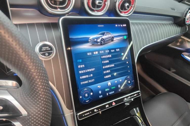 Used Mercedes-Benz C-Class 2025 C 260 L Obsidian Night Sport Edition Audio And AC Panel
