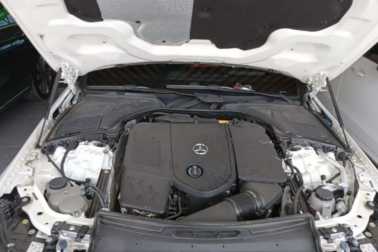 Used Mercedes-Benz C-Class 2025 C 260 L Obsidian Night Sport Edition Engine Bay