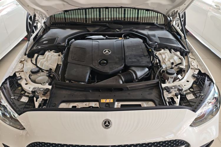 Used Mercedes-Benz C-Class 2025 C 260 L Obsidian Night Sport Edition Engine Bay