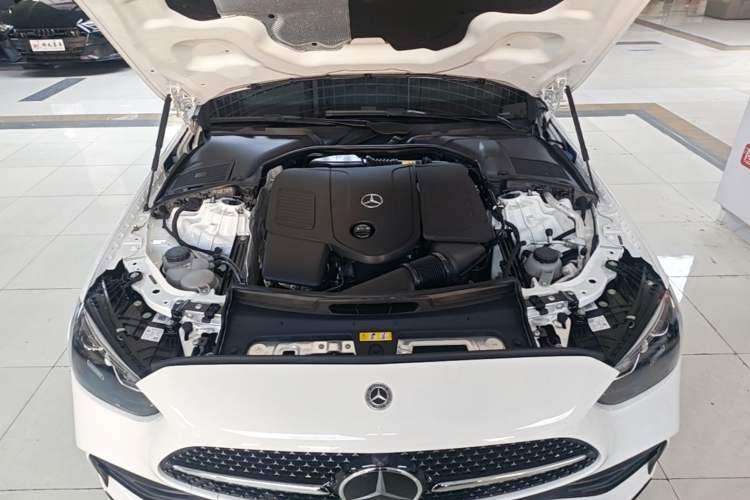 Used Mercedes-Benz C-Class 2025 C 260 L Obsidian Night Sport Edition Engine Bay