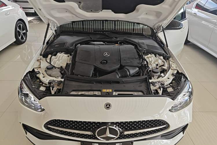 Used Mercedes-Benz C-Class 2025 C 260 L Obsidian Night Sport Edition Engine Bay