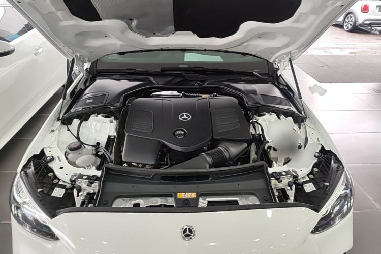 Used Mercedes-Benz C-Class 2025 C 260 L Obsidian Night Sport Edition Engine Bay
