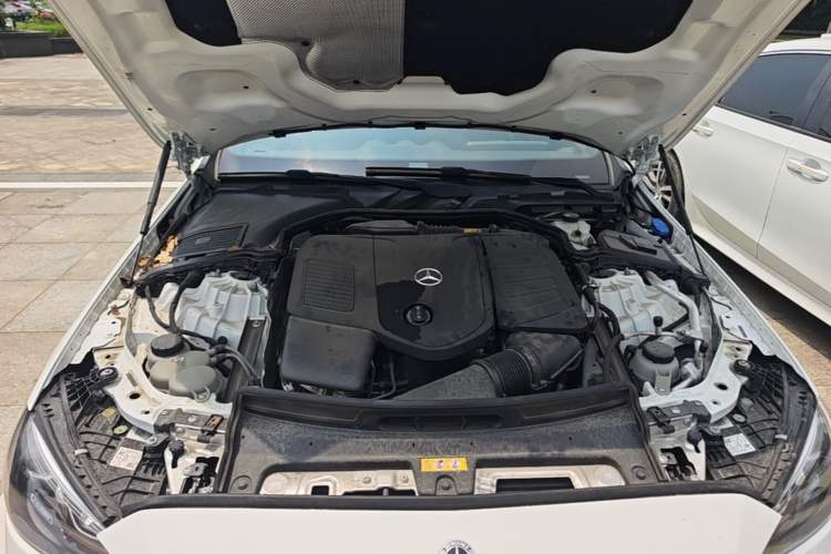 Used Mercedes-Benz C-Class 2025 C 260 L Obsidian Night Sport Edition Engine Bay