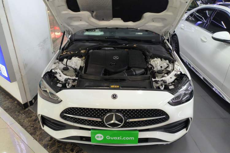 Used Mercedes-Benz C-Class 2025 C 260 L Obsidian Night Sport Edition Engine Bay