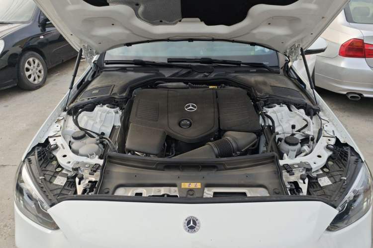 Used Mercedes-Benz C-Class 2025 C 260 L Obsidian Night Sport Edition Engine Bay