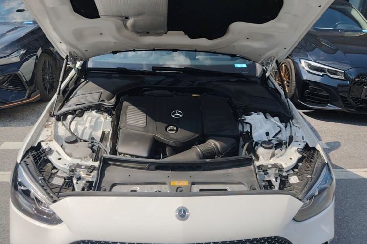 Used Mercedes-Benz C-Class 2025 C 260 L Obsidian Night Sport Edition Engine Bay