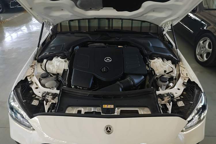 Used Mercedes-Benz C-Class 2025 C 260 L Obsidian Night Sport Edition Engine Bay
